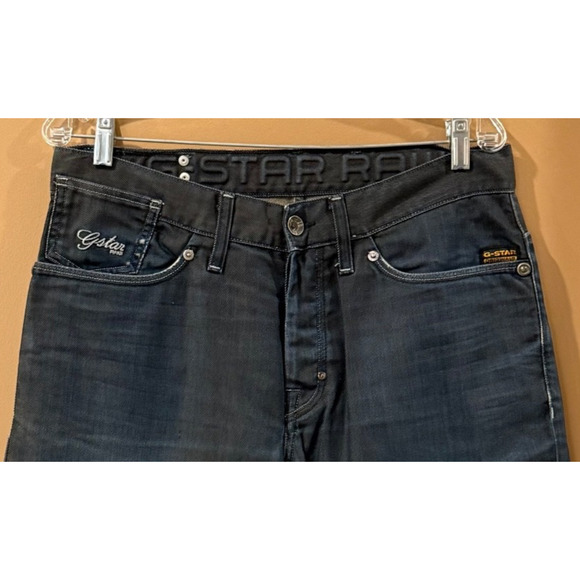 G-STAR RAW Jeans Coder Pant Dual Embro Black Straight Jeans Men Size 32x32 - Picture 10 of 12